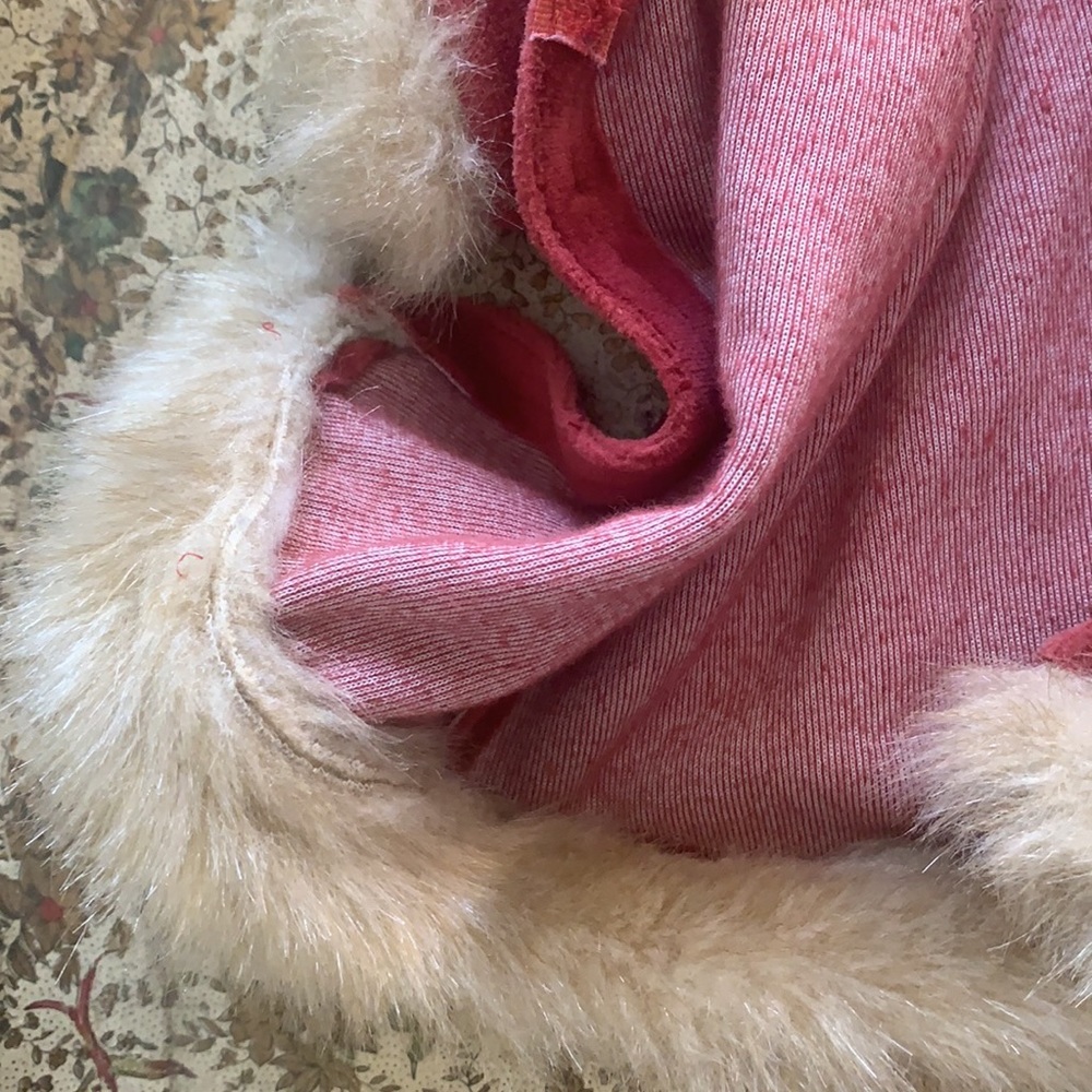 Handmade Red Velvet Doll Jacket - Picture 8 of 8